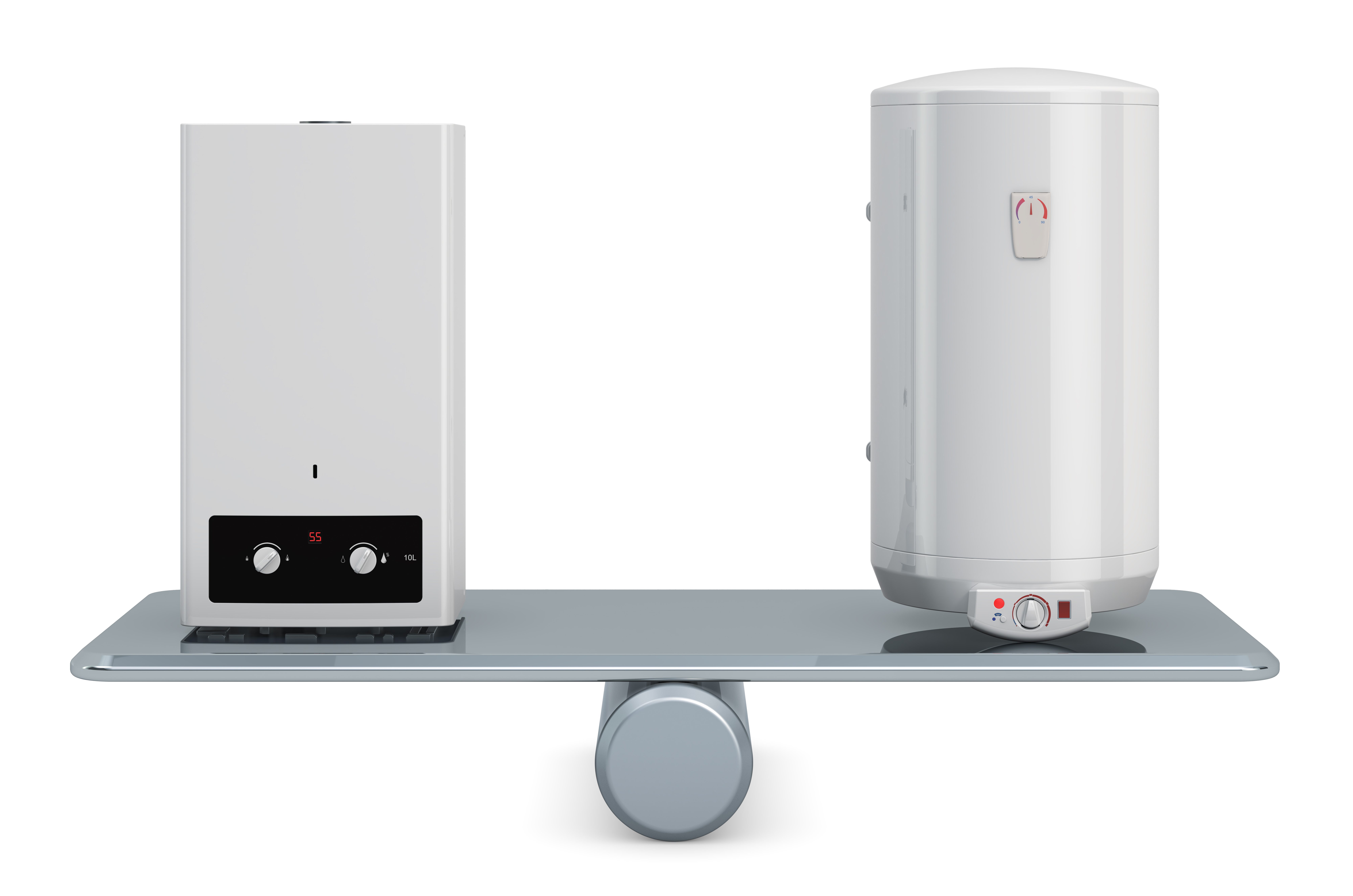 gas vs electric water heater